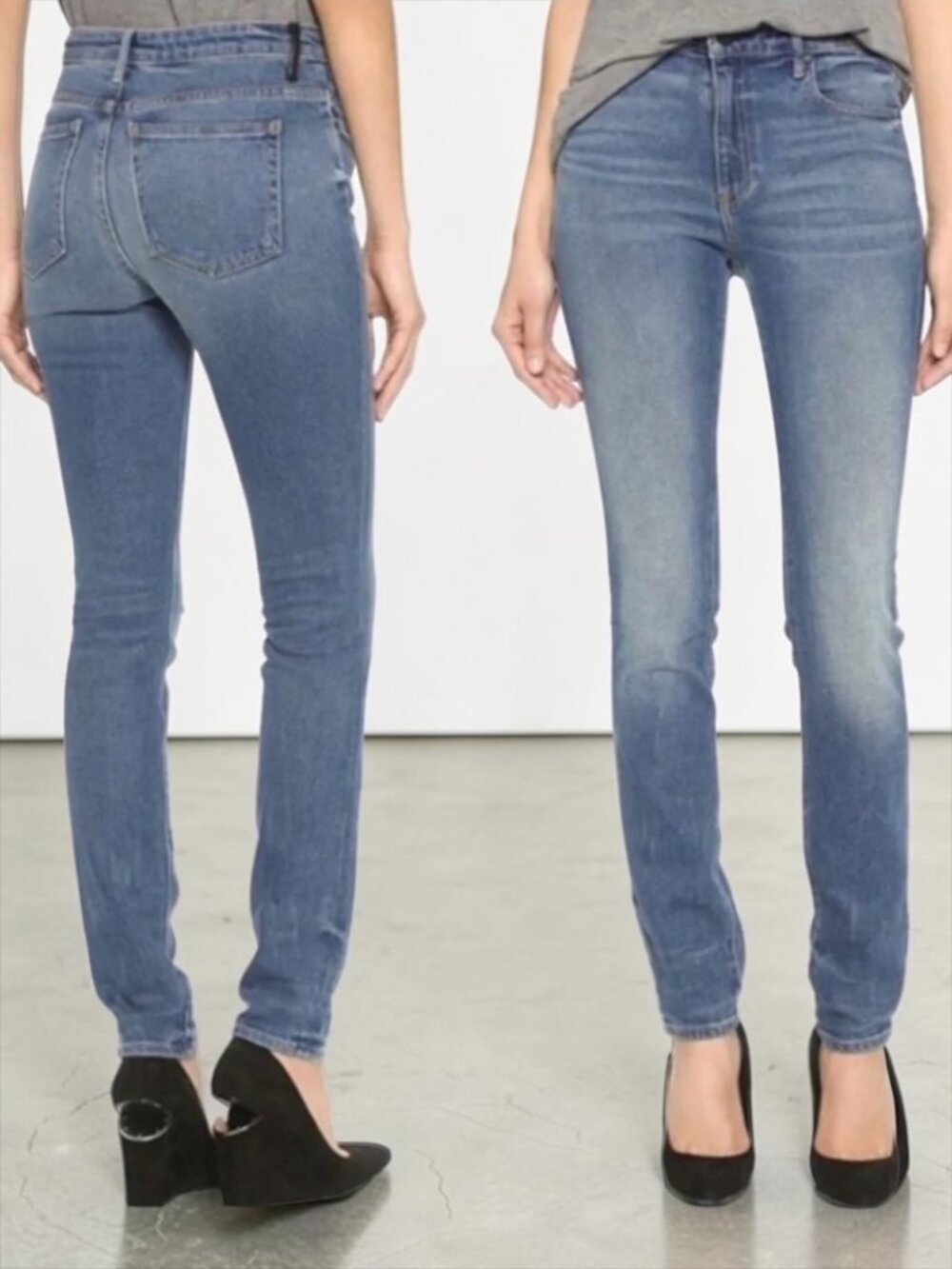 Denim X Alexander Wang Wang 001 High Rise Skinny Jean 27 Blue